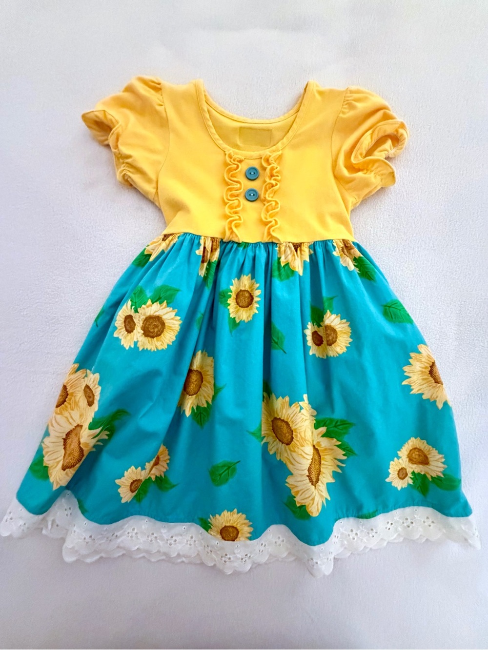 Eleanor Rose Sunflower Rhonda Dress